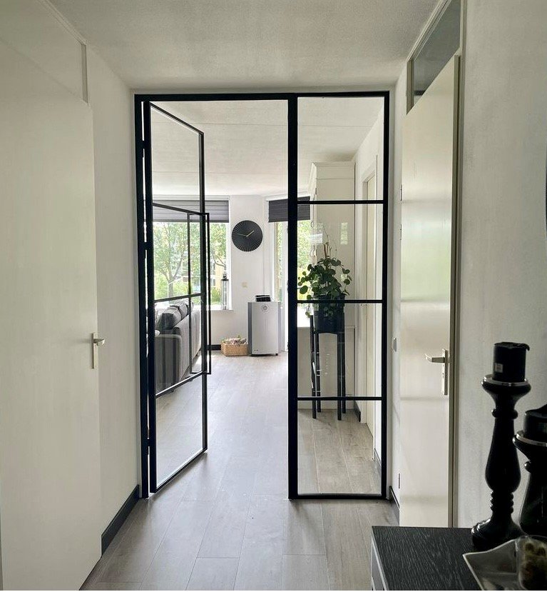 single door with side panel