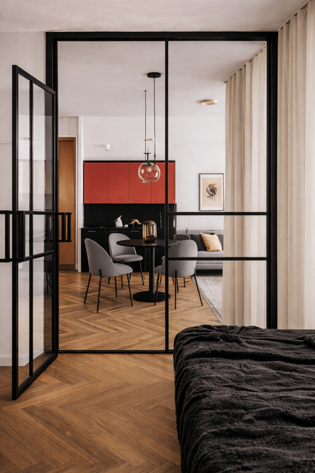 Commercial corridor steel fire door option 2