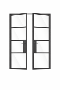 double external steel doors