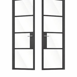 double external steel doors