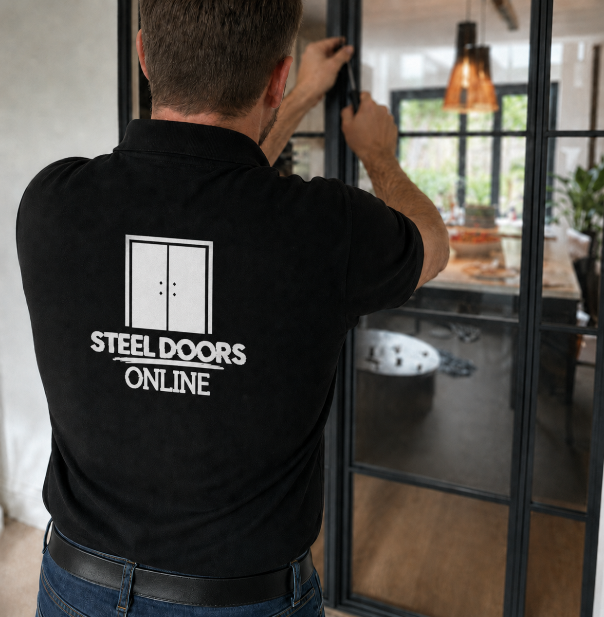Supply and fit steel doors